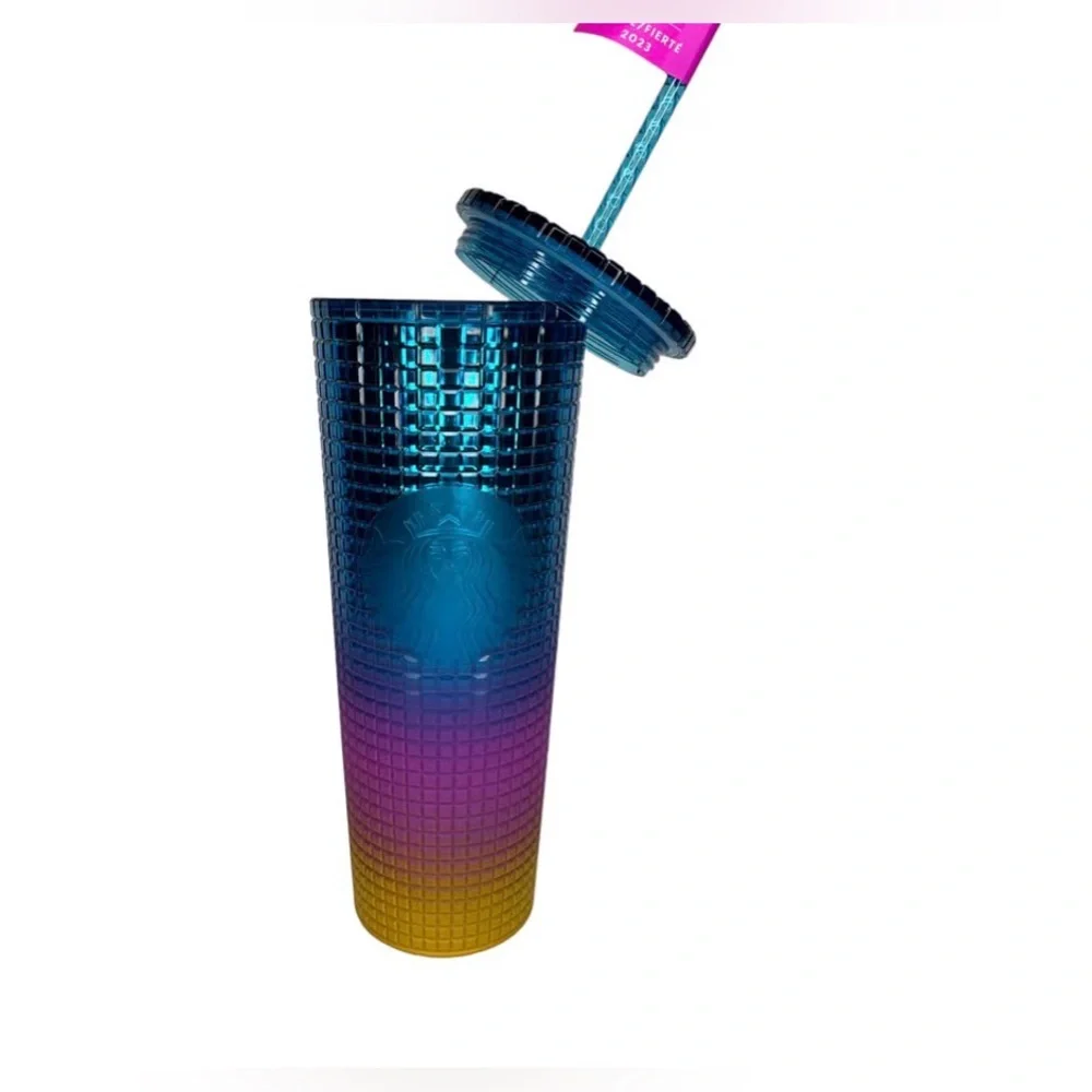 NEw Starbucks Blue and Purple Ombre Tumbler 24OZ